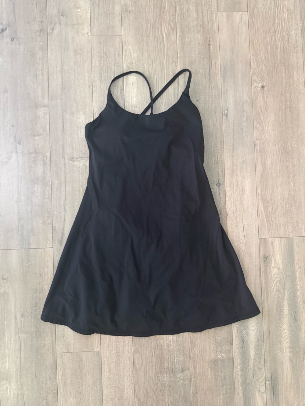 Black Backless Active Dress-Easy Peezy Edition
